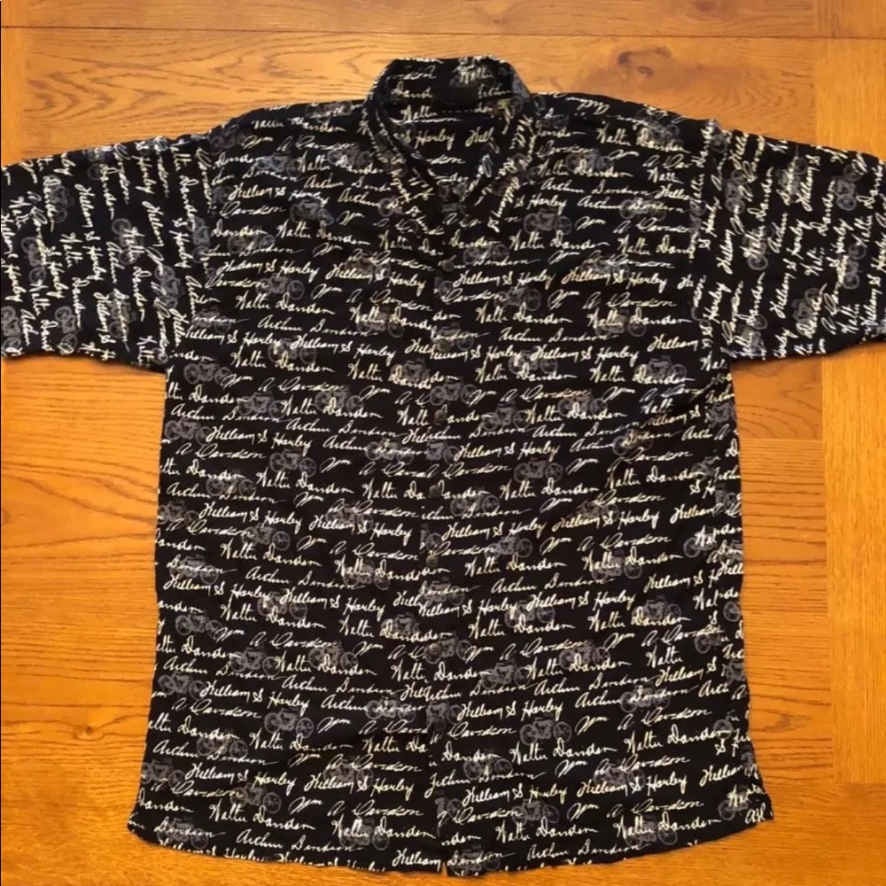 Men’s Harley-Davidson Short Sleeve Button Down XL